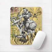 Vintager Steampunkpirat Mousepad (Mit Mouse)