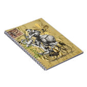 Vintager Steampunkpirat Notizblock (Rechte Seite)