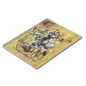Vintager Steampunkpirat Notizblock (Linke Seite)