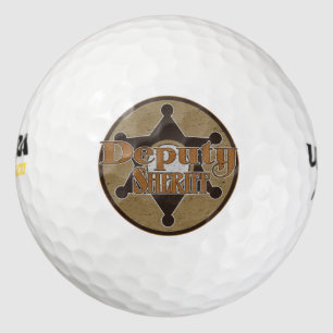 Vintager Stellvertreter von Sheriff Golfball