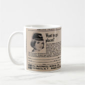 Vintager Stewardess Kaffeetasse (Links)