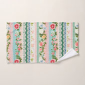 Vintager Stickereieffekt Badhandtuch Set (Handtuch)