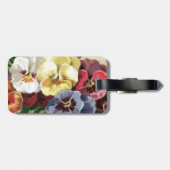 Vintager Stiefmütterchen-Gepäck-Umbau Gepäckanhänger (Rückseite horizontal)