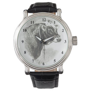 Vintager Stier Armbanduhr