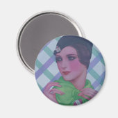 Vintager Stil 1932 Magnet (Vorderseite/Rückseite)