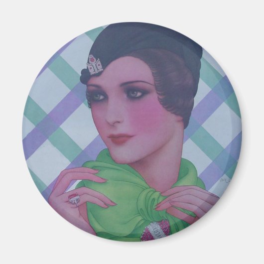 Vintager Stil 1932 Magnet (Vorne)
