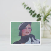 Vintager Stil 1932 Postkarte (Stehend Vorderseite)