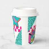 Vintager Stil 1990 Stereo Pappbecher (Rechts)