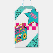 Vintager Stil 1991 Stereo Geschenkanhänger (Vorderseite)