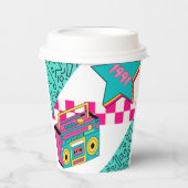 Vintager Stil 1991 Stereo Pappbecher (Vorderseite)