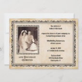 Vintager Stil 60 Jahre Jubiläumsfeier Einladung (Vorderseite)