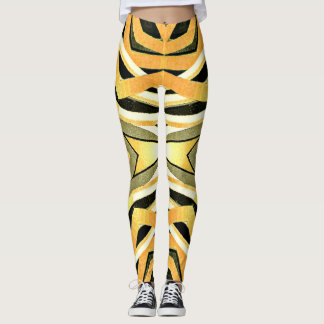 Vintager Stil abstraktes trendiges Design Leggings