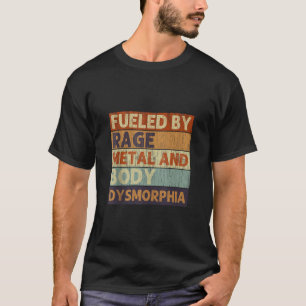 Vintager Stil, angeregt durch Rage-Metall und Körp T-Shirt