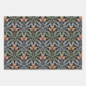 Vintager Stil Art Nouveau Geschenkpapier Set (Vorderseite 2)