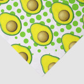 Vintager Stil Avocado Zeichne Wrapping Paper Sheet Seidenpapier (Detail)
