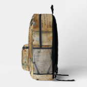 Vintager Stil Bedruckter Rucksack (Rechts)