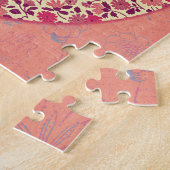 Vintager Stil Blumenweihnachtspuzzle Puzzle (Seite)