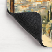 Vintager Stil Cannes Französisch Reisen Wasserfarb Mousepad (Ecke)