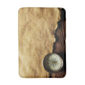 Vintager Stil Compass Bath Mat! Badematte (Vorderseite Vertikal)