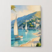 Vintager Stil Cote D'Azur Button (Vorderseite)