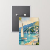 Vintager Stil Cote D'Azur Button (Vorderseite/Rückseite)