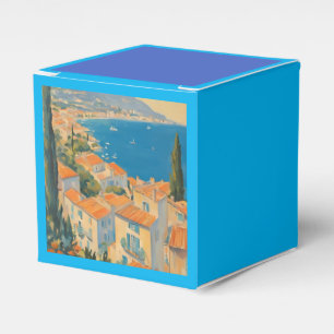 Vintager Stil Cote d'Azur Französisch Reisen Wasse Geschenkschachtel