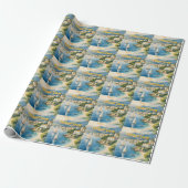 Vintager Stil Cote D'Azur Geschenkpapier (Ungerollt)