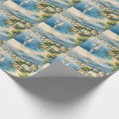 Vintager Stil Cote D'Azur Geschenkpapier (Ecke)