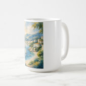 Vintager Stil Cote D'Azur Kaffeetasse (VorderseiteRechts)