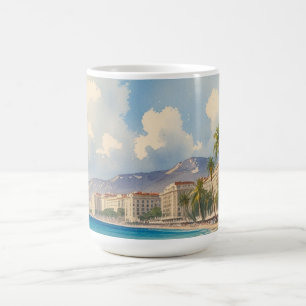 Vintager Stil Cote D'Azur Kaffeetasse