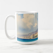Vintager Stil Cote D'Azur Kaffeetasse (Links)