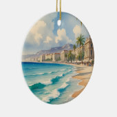 Vintager Stil Cote D'Azur Keramik Ornament (Rechts)