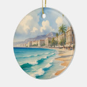 Vintager Stil Cote D'Azur Keramik Ornament (Links)