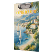 Vintager Stil Cote D'Azur Klemmbrett (Links)