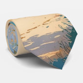 Vintager Stil Cote D'Azur Krawatte (Gerollt)