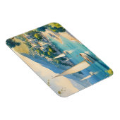 Vintager Stil Cote D'Azur Magnet (Rechte Seite)