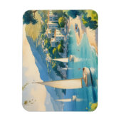 Vintager Stil Cote D'Azur Magnet (Vertikal)