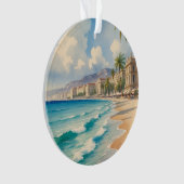 Vintager Stil Cote D'Azur Ornament (Vorderseite)