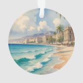 Vintager Stil Cote D'Azur Ornament (Rückseite)