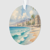 Vintager Stil Cote D'Azur Ornament (Vorderseite)