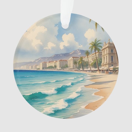 Vintager Stil Cote D'Azur Ornament (Vorderseite)