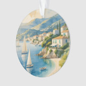 Vintager Stil Cote D'Azur Ornament (Vorderseite)