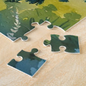 Vintager Stil Cote D'Azur Puzzle (Seite)