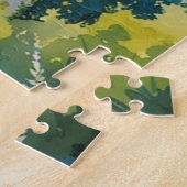 Vintager Stil Cote D'Azur Puzzle (Seite)