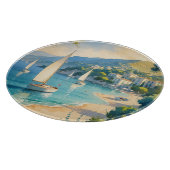 Vintager Stil Cote D'Azur Schneidebrett (Ecke)
