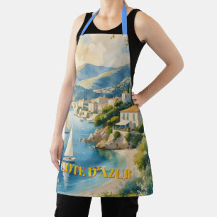Vintager Stil Cote D'Azur Schürze