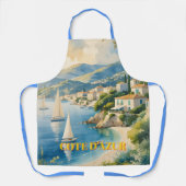 Vintager Stil Cote D'Azur Schürze (Vorderseite)