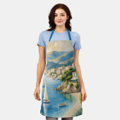 Vintager Stil Cote D'Azur Schürze (Getragen)
