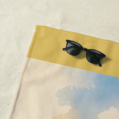 Vintager Stil Cote D'Azur Strandtuch (Beispiel)