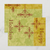 Vintager Stil der 70er Postkarte (Vorne/Hinten)